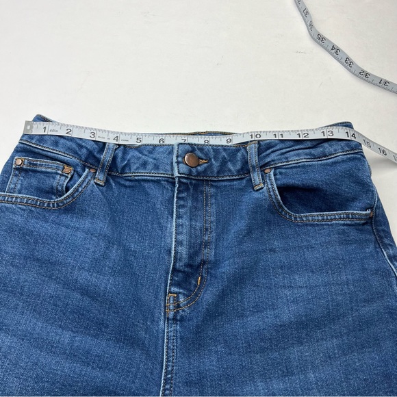 Boden Denim Relaxed Wide Leg Womens Size 8 Regular Waist 28 Blue Jean High Rise - Picture 2 of 13